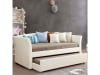 Delmar Daybed w/ Trundle in White Finish by Furniture of America - FOA-CM1956WH-B - Image 2 of 0