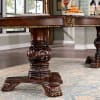 Normandy 7 Piece Dining Room Set in Brown Cherry/Tan Finish by Furniture of America - FOA-CM3145 - Image 3 of 0