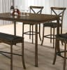 Buhl I 7 Piece Counter Height Dining Set in Burnished Oak Finish by Furniture of America - FOA-CM3148PT - Image 4 of 0