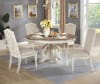 Arcadia 5 Piece Round Table Dining Room Set in Antique White Finish by Furniture of America - FOA-CM3150WH-R - Image 1 of 0