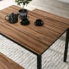 Tripoli 3 Piece Dining Room Set in Walnut/Black Finish by Furniture of America - FOA-CM3202BR-T-3PK - Image 3 of 0