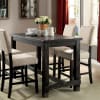 Sania II 5 Piece Counter Height Dining Set by Furniture of America - FOA-CM3324BK-PT - Image 2 of 0