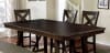Bridgeville 7 Piece Counter Height Dining Set in Wire Brushed Rustic Brown Finish by Furniture of America - FOA-CM3344PT - Image 3 of 0