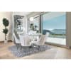 Izzy 5 Piece Round Dining Table Set by Furniture of America - FOA-CM3384RT-WH - Image 1 of 0