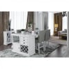 Sutton 5 Piece Counter Height Dining Set by Furniture of America - FOA-CM3390PT - Image 1 of 0