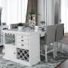 Sutton 5 Piece Counter Height Dining Set by Furniture of America - FOA-CM3390PT - Image 2 of 0