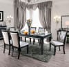 Alena 7 Piece Dining Room Set in Black/Silver Finish by Furniture of America - FOA-CM3452BK - Image 1 of 0