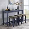 Caerleon 4 Piece Counter Height Dining Set in Antique Blue/Gray Finish by Furniture of America - FOA-CM3474BL-PT-4PK - Image 1 of 0