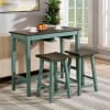 Elinor 3 Piece Bar Table Dining Set in Antique Teal/Gray Finish by Furniture of America - FOA-CM3475GR-PT-3PK - Image 1 of 0