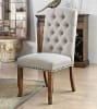 Colette 7 Piece Dining Room Set with Side and Wingback Chair by Furniture of America - FOA-CM3562T-78-CM3829F - Image 4 of 0