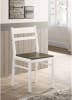 Debbie 5 Piece Dining Room Set in Gray/White Finish by Furniture of America - FOA-CM3714GY-T-5PK - Image 3 of 0