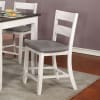 Anadia 7 Piece Counter Height Dining Set in Antique White/Gray Finish by Furniture of America - FOA-CM3715PT - Image 5 of 0