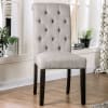Alfred 7 Piece Dining Room Set with Light Gray Chairs by Furniture of America - FOA-CM3735-CM3735LG - Image 5 of 0