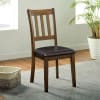 Blackwood 5 Piece Round Table Dining Room Set in Walnut/Dark Brown Finish by Furniture of America - FOA-CM3771RT-5PK - Image 3 of 0