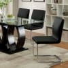 Lodia I 5 Piece Round Table Dining Room Set by Furniture of America - FOA-CM3825BK-RT - Image 2 of 0