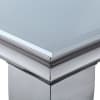 Neuveville 7 Piece Dining Room Set in White/Chrome/Gray Finish by Furniture of America - FOA-CM3903WH-T - Image 3 of 0