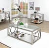 Rylee 2 Piece Occasional Table Set in Chrome by Furniture of America - FOA-CM4166CRM-2PK - Image 1 of 0