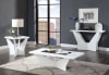 Dubendorf 2 Piece Occasional Table Set in White Finish by Furniture of America - FOA-CM4183WH-2PK - Image 2 of 0