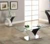 Sloane 2 Piece Occasional Table Set in White & Dark Gray by Furniture of America - FOA-CM4244-2PK - Image 1 of 0
