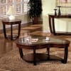Crystal Falls 2 Piece Occasional Table Set in Dark Cherry by Furniture of America - FOA-CM4336-2PK - Image 1 of 0