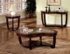 Crystal Falls 2 Piece Occasional Table Set in Dark Cherry by Furniture of America - FOA-CM4336-2PK - Image 2 of 0