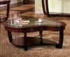 Crystal Falls 2 Piece Occasional Table Set in Dark Cherry by Furniture of America - FOA-CM4336-2PK - Image 3 of 0