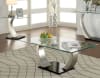 Roxo 2 Piece Occasional Table Set in Satin Plated by Furniture of America - FOA-CM4728-2PK - Image 1 of 0