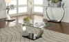 Roxo 2 Piece Occasional Table Set in Satin Plated by Furniture of America - FOA-CM4728-2PK - Image 2 of 0