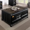 Dicargo 3 Piece Occasional Table Set in Black Finish by Furniture of America - FOA-CM4789BK-3PK - Image 2 of 0
