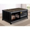 Dicargo 3 Piece Occasional Table Set in Black Finish by Furniture of America - FOA-CM4789BK-3PK - Image 3 of 0