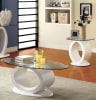 Lodia III 2 Piece Occasional Table Set in White by Furniture of America - FOA-CM4825WH-2PK - Image 1 of 0