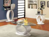 Lodia III 2 Piece Occasional Table Set in White by Furniture of America - FOA-CM4825WH-2PK - Image 2 of 0