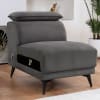 Napanee Sectional Sofa w/ Armless Chair in Dark Gray Finish by Furniture of America - FOA-CM6254GY-AC - Image 5 of 0