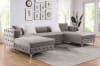 Ciabattoni Sectional Sofa in Gray Finish by Furniture of America - FOA-CM6256GY-SECT - Image 1 of 0