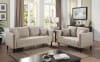 Lynda 2 Piece Sofa Set in Light Gray Finish by Furniture of America - FOA-CM6736LG - Image 1 of 0