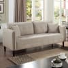 Lynda 2 Piece Sofa Set in Light Gray Finish by Furniture of America - FOA-CM6736LG - Image 2 of 0