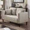 Lynda 2 Piece Sofa Set in Light Gray Finish by Furniture of America - FOA-CM6736LG - Image 3 of 0