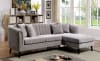 Goodwick Sectional Sofa in Light Gray by Furniture of America - FOA-CM6947 - Image 1 of 0