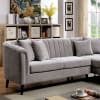 Goodwick Sectional Sofa in Light Gray by Furniture of America - FOA-CM6947 - Image 2 of 0