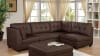 Pencoed Sectional Sofa in Brown by Furniture of America - FOA-CM6957BR - Image 1 of 0