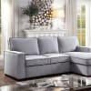 Ines Sectional Sofa in Gray by Furniture of America - FOA-CM6964-SEC - Image 3 of 0