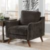 Maxime 2 Piece Sofa Set in Dark Gray by Furniture of America - FOA-CM6971DG - Image 4 of 0