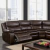 Pollux Sectional Sofa in Brown by Furniture of America - FOA-CM6982BR - Image 2 of 0