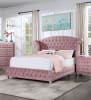 Zohar Twin Bed in Pink Finish by Furniture of America - FOA-CM7130PK-B - Image 1 of 0