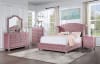 Zohar Twin Bed in Pink Finish by Furniture of America - FOA-CM7130PK-B - Image 4 of 0