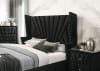 Carissa Bed in Black Finish by Furniture of America - FOA-CM7164BK-B - Image 3 of 0