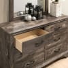 Fortworth Bed in Gray Finish by Furniture of America - FOA-CM7186-B - Image 5 of 0