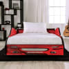 Dustrack Twin Bed in Red Finish by Furniture of America - FOA-CM7643RD-B - Image 4 of 0