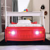 Firestall Twin Bed in Red Finish by Furniture of America - FOA-CM7644-B - Image 4 of 0