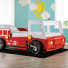 Firestall Twin Bed in Red Finish by Furniture of America - FOA-CM7644-B - Image 5 of 0